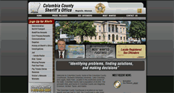 Desktop Screenshot of columbiacountysheriffar.org